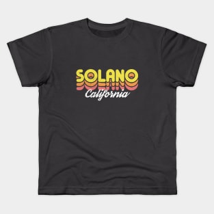 Retro Solano California Kids T-Shirt